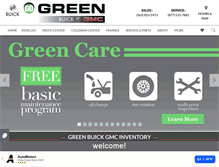 Tablet Screenshot of greenbuickgmc.com